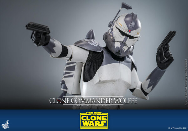 wolffe (13) Hot Toys Star Wars The Clone Wars - Clone Commander Wolffe - Imagen 14
