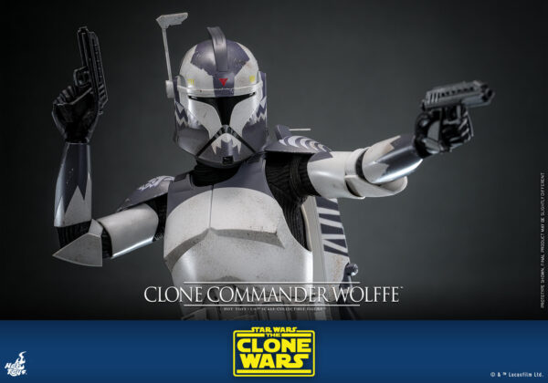 wolffe (14) Hot Toys Star Wars The Clone Wars - Clone Commander Wolffe - Imagen 15
