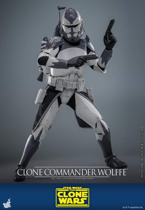 wolffe (8) Hot Toys Star Wars The Clone Wars - Clone Commander Wolffe - Imagen 9